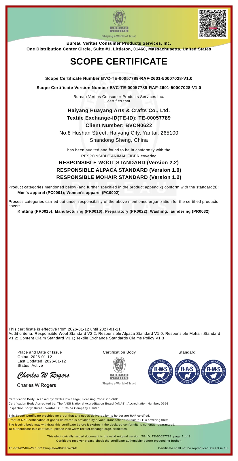 RWS · RAS · RMS — Original factory documents